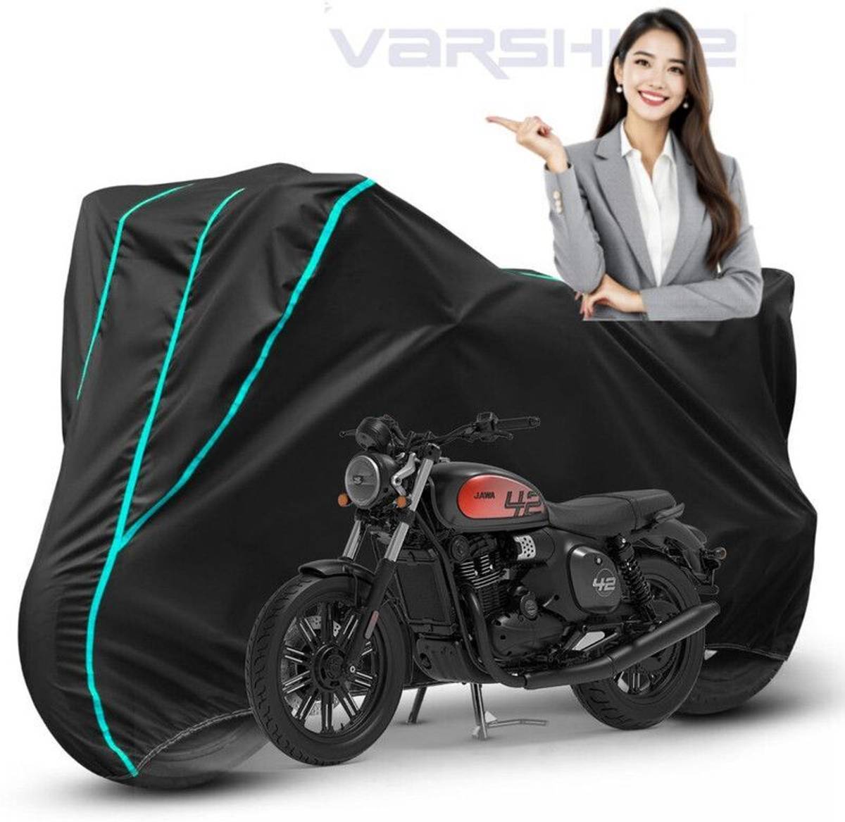 VARSHINE Waterproof Two Wheeler Cover for JAWA