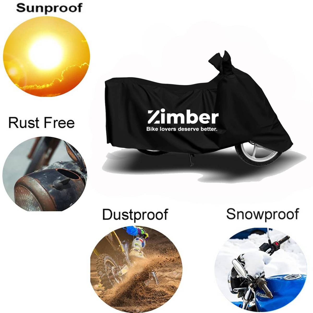 ZIMBER Two Wheeler Cover for Hero — photo 4