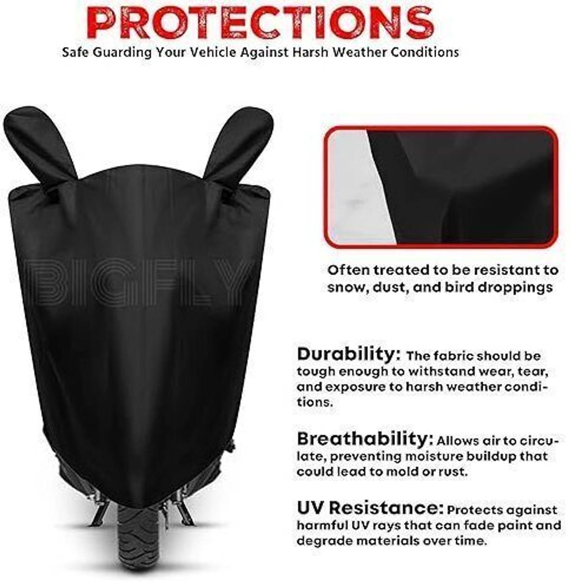 VELOROOF Waterproof Two Wheeler Cover for Hero — photo 3