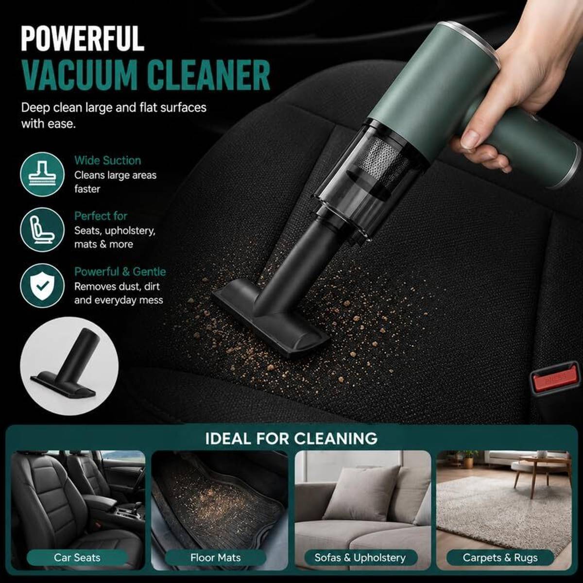 JCBL Accessories Vacuair 6.0 4 in 1 Cordless Car Vacuum Cleaner — photo 3