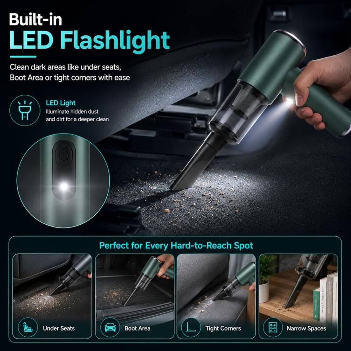 JCBL Accessories Vacuair 6.0 4 in 1 Cordless Car Vacuum Cleaner — photo 5