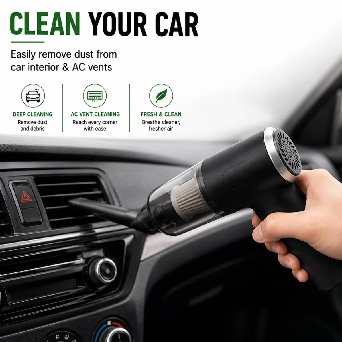 RUTPI VARIABLES RUTPI-3IN1-VACUUM-CLEANER Car Vacuum Cleaner with 2 in 1 Mopping and Vacuum — photo 2