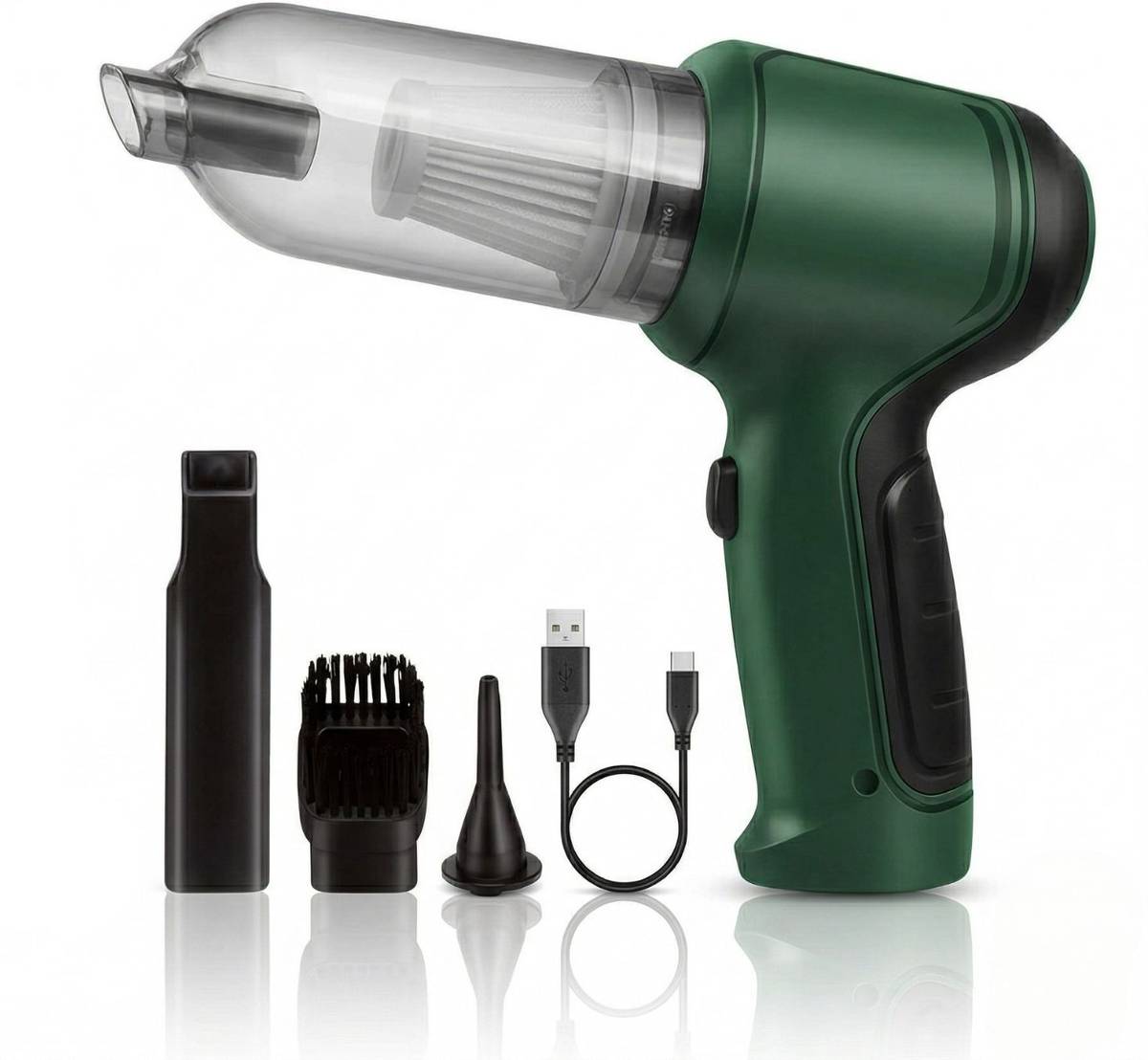 BAWALY Wireless Handheld Heavy 9000Pa Suction With Air Blower For Home,Office,Window Car Vacuum Cleaner