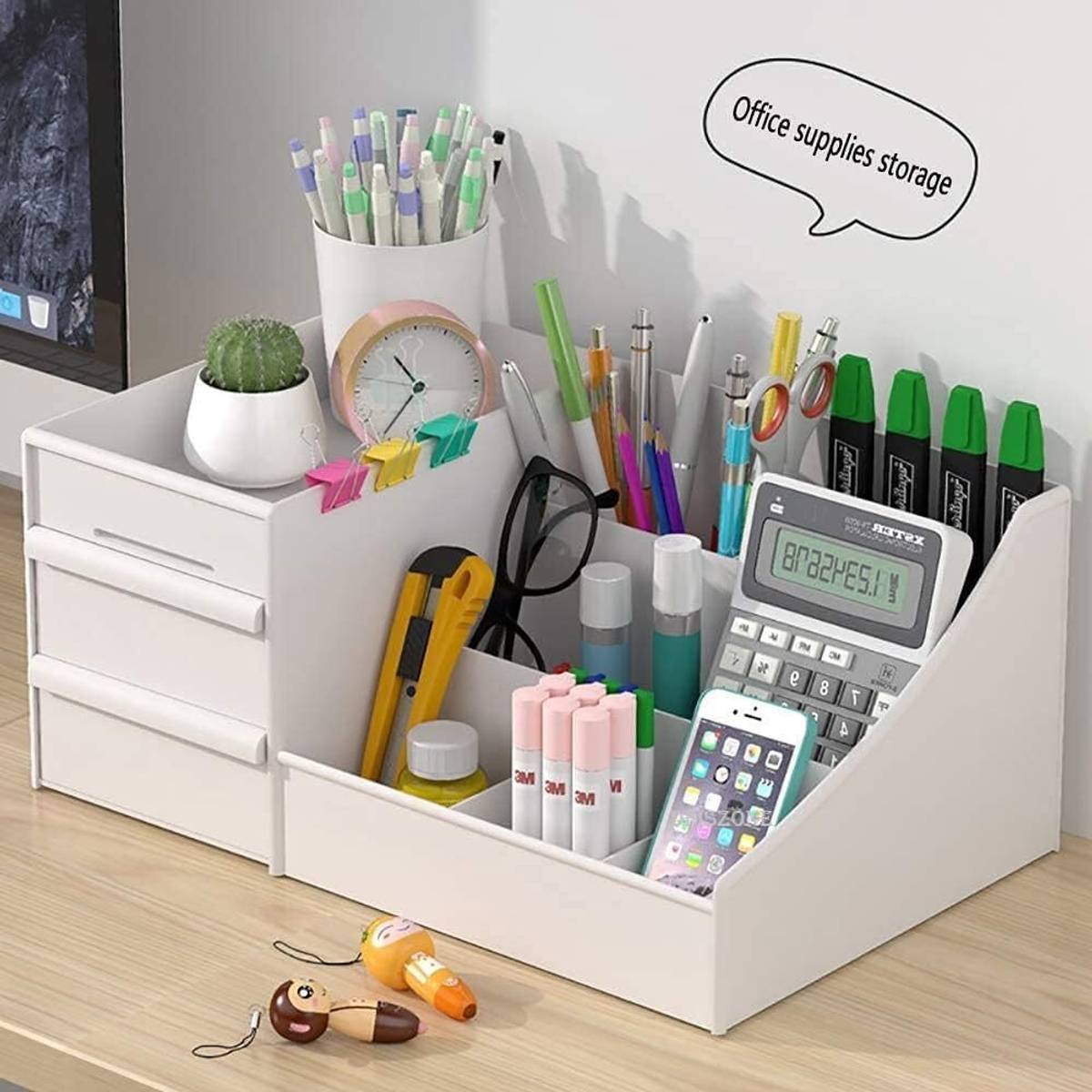 SEQUENCE 7 Compartments Heavy Plastic Body Multi Purpose, Jewellery, Makeup