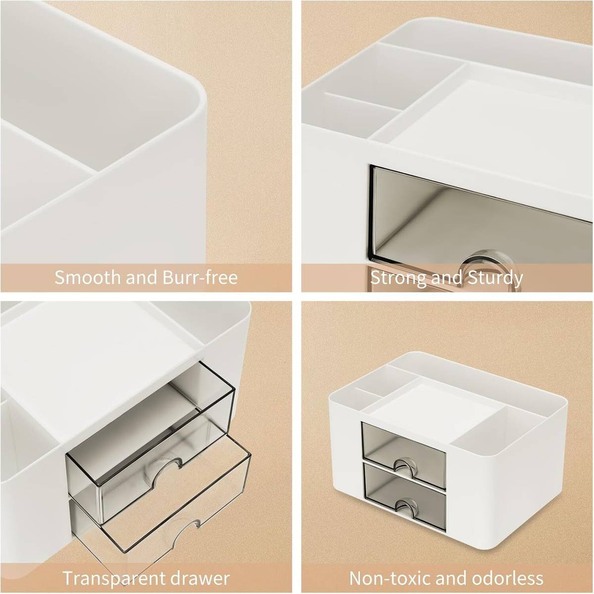 SCONERY 7 Compartments Plastic Countertop Storage for Dressing Table & Stationery items — photo 5