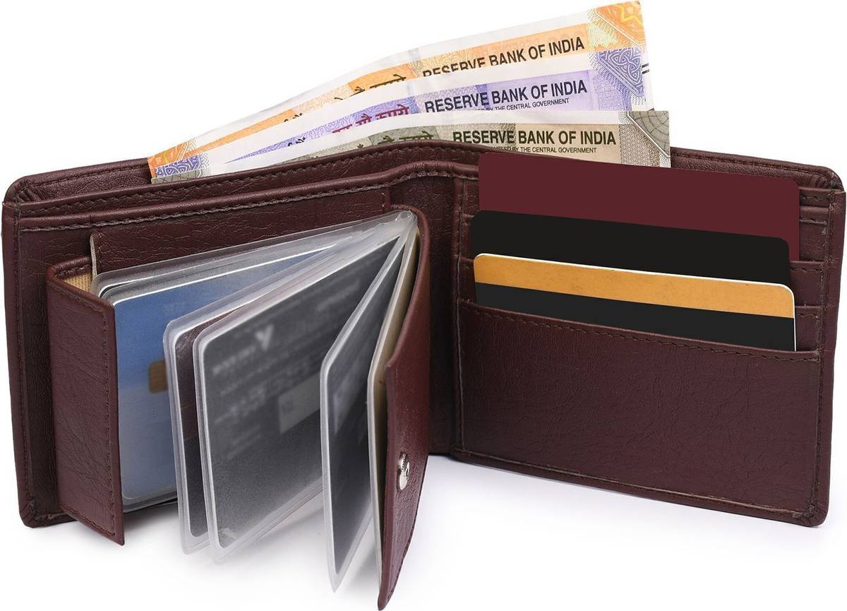 PROVOGUE Men Formal Brown Artificial Leather Wallet — photo 3