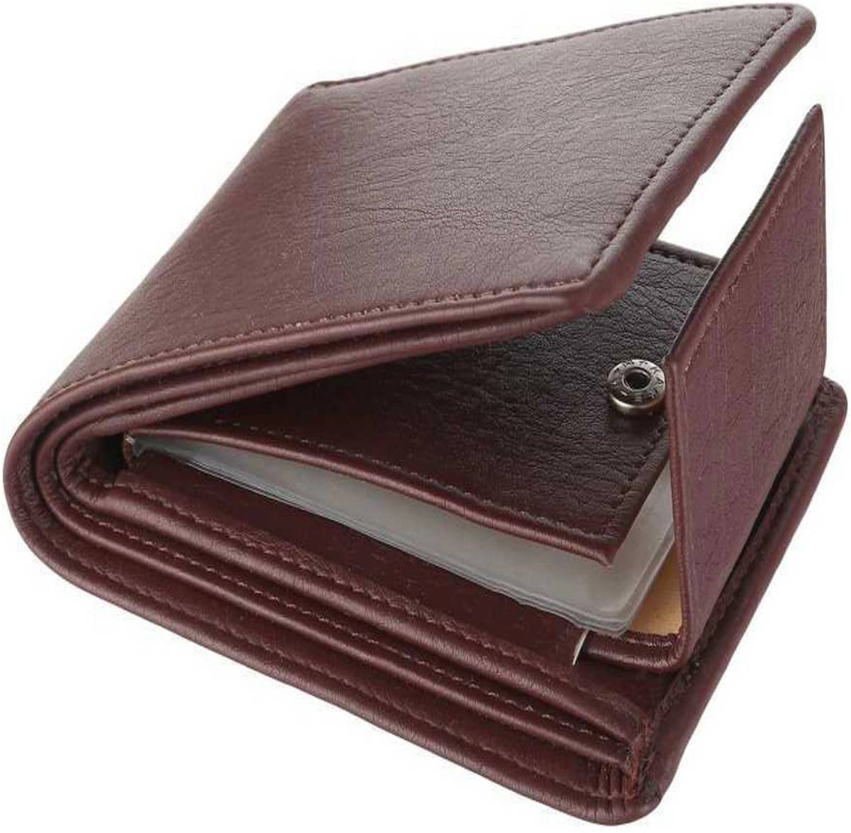 PROVOGUE Men Formal Brown Artificial Leather Wallet