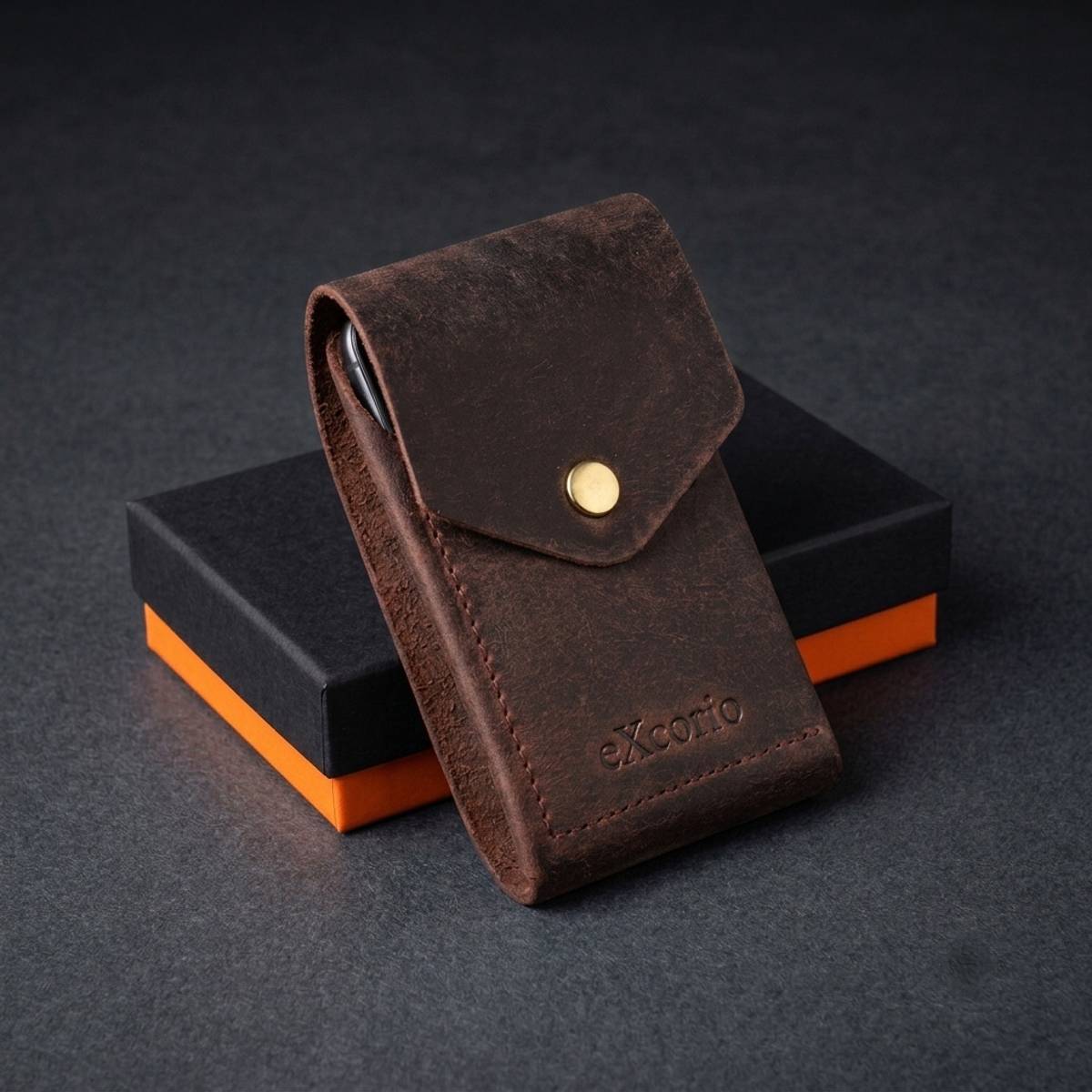 eXcorio Men Trendy, Travel, Casual Brown Genuine Leather Wallet