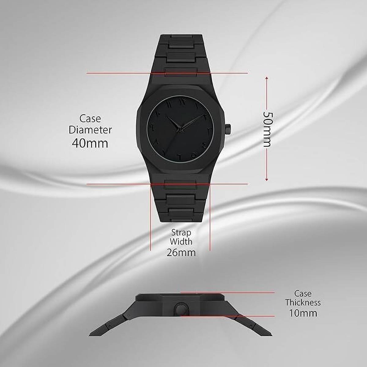 GLENVIT-X j7 Black Analog Watch  - For Men — photo 3