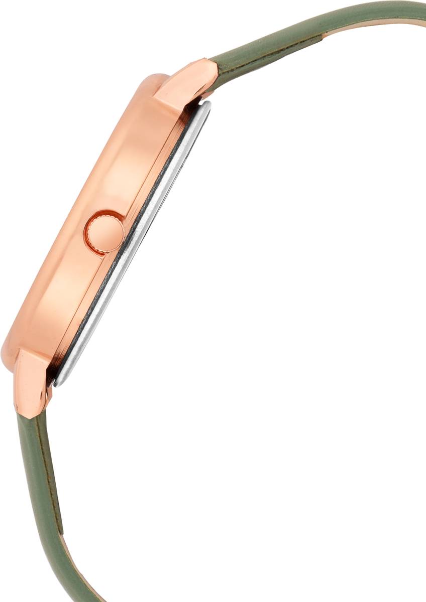 VIRAKTI Premium Rose Gold Case Soft Leather Belt Elegant Casual & Party Wear girl watch Analog Watch  - For Women — photo 2