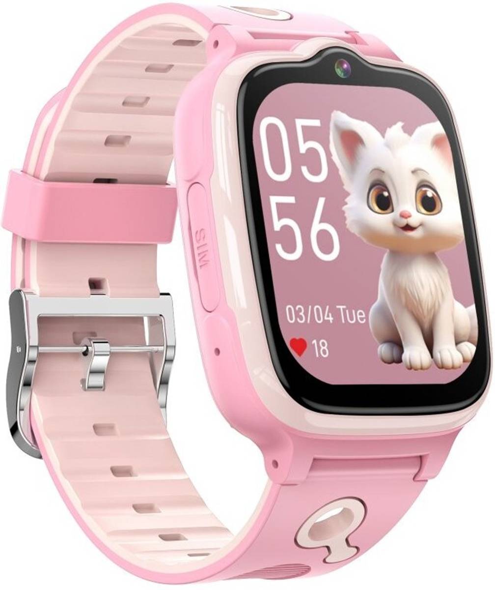 AI WEAR W19 4G Smart Watch for Kids | HD Video Call, GPS Tracker, Water Resistant Smartwatch