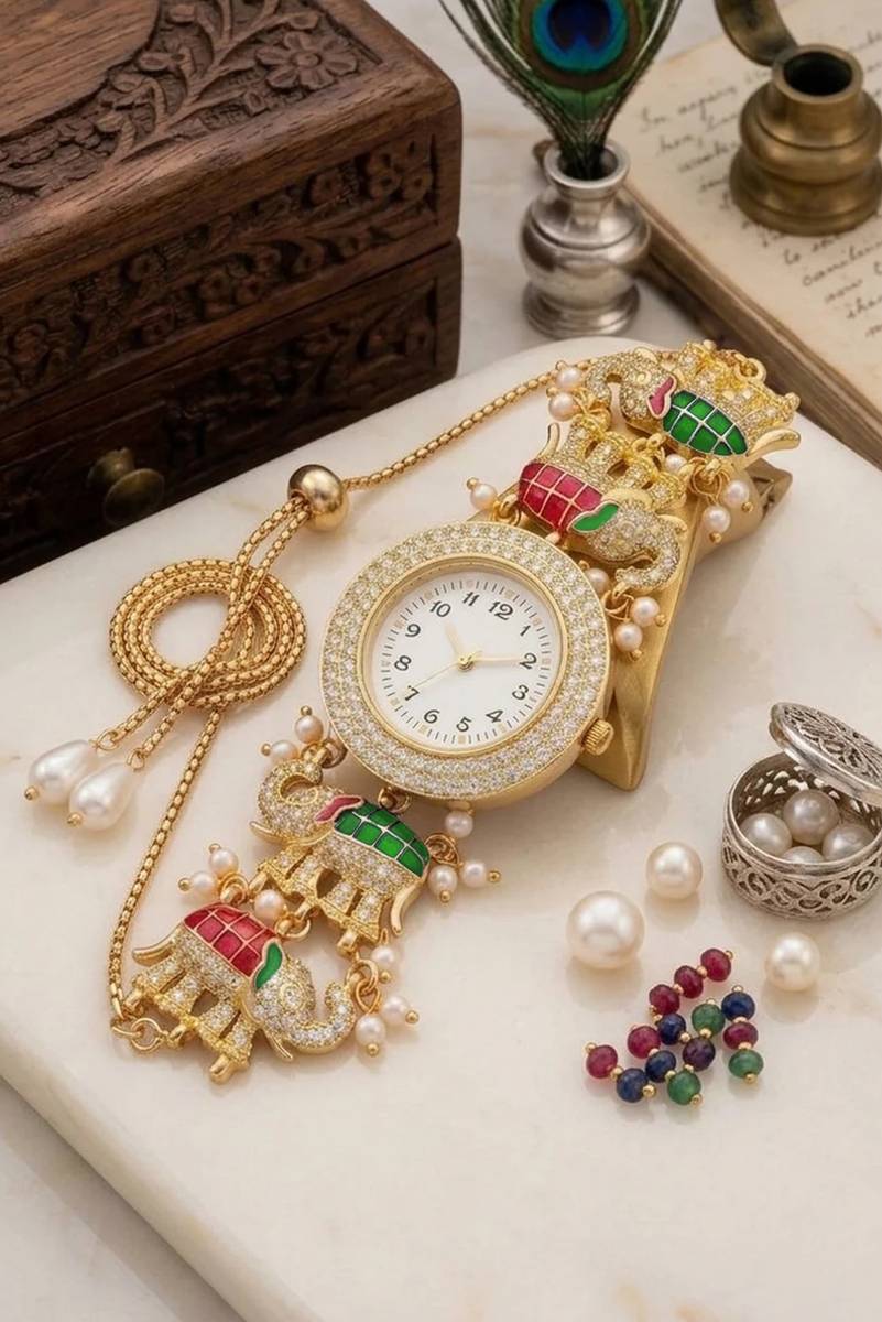 Espoir Kashmiri Watch For Women Kashmiri Gajraaj Kashmiri Watch For Women Kashmiri Gajraaj Analog Watch - For Women