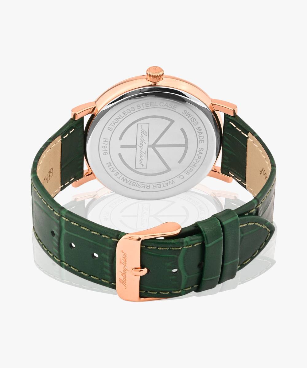 Mathey-Tissot Swiss Made Green Dial Classic Analog Watch  - For Men — photo 2