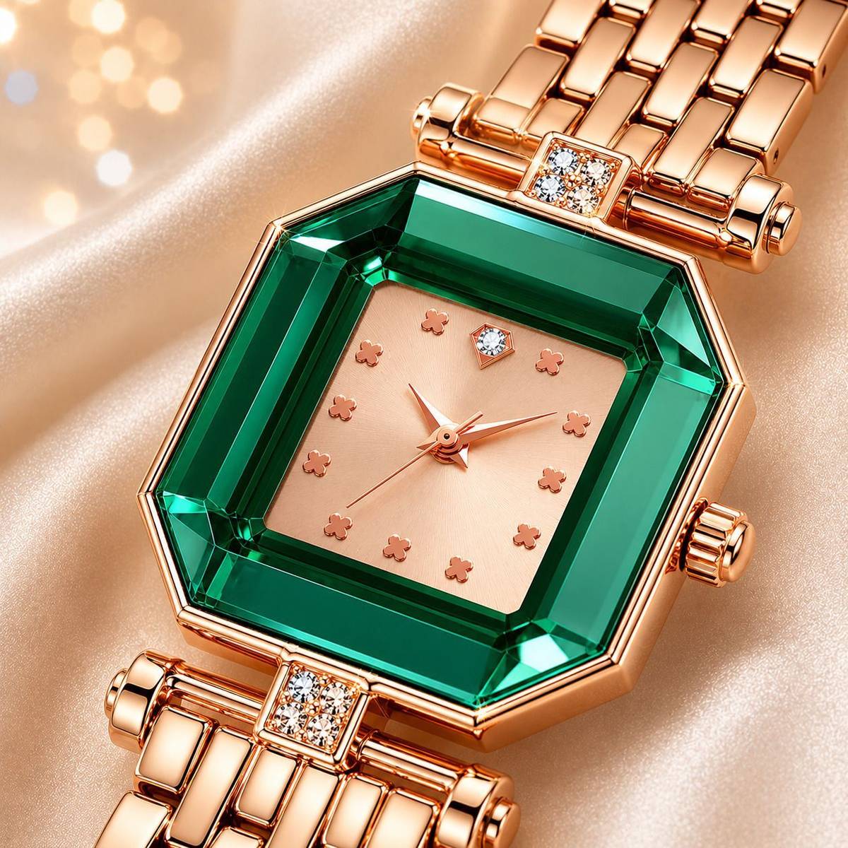 Kyron Luxury Octagon-Cut Rose-Gold Bracelet Analog Watch for Women & Girls Analog Watch  - For Women — photo 3