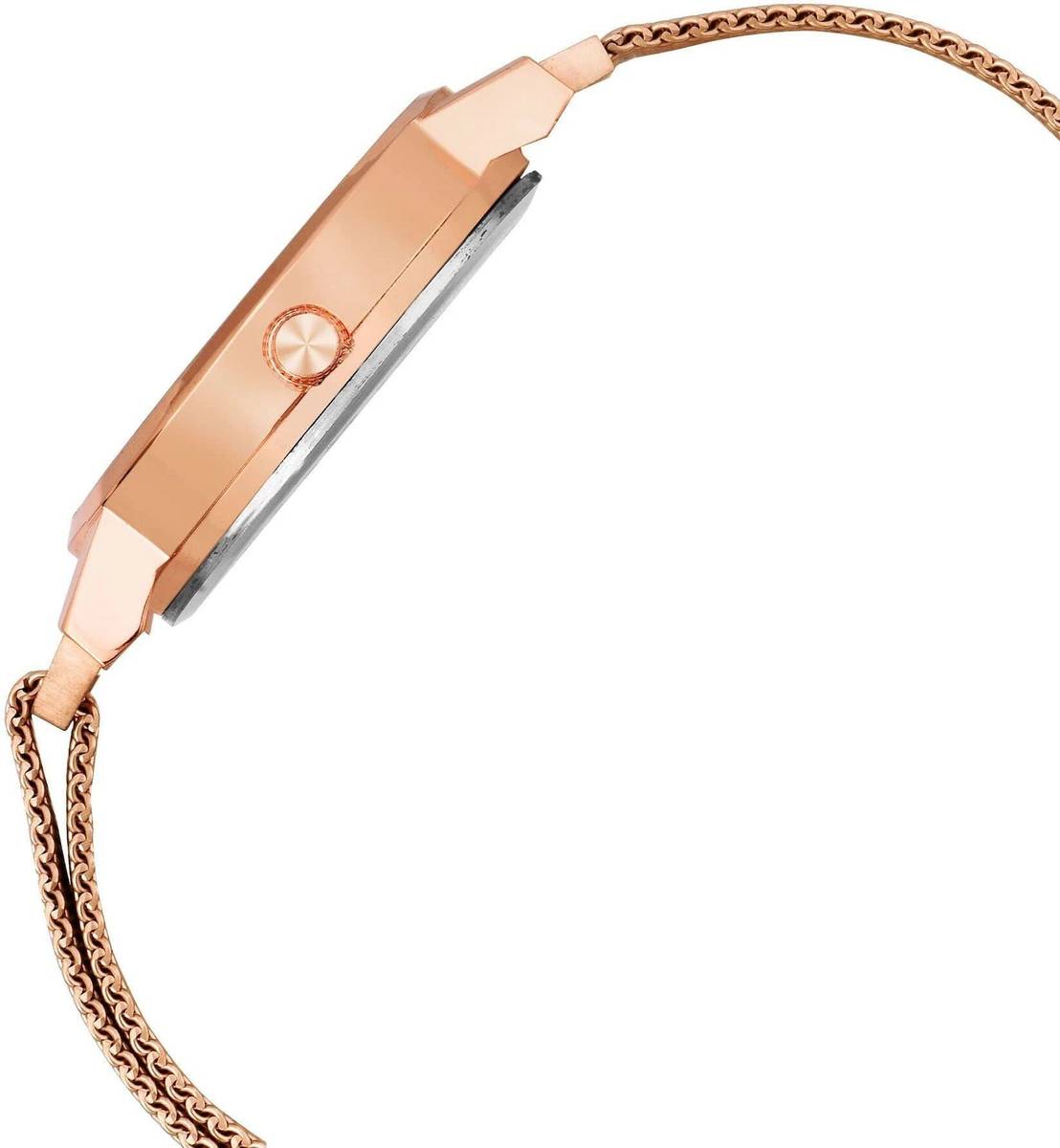JAINX Rose Gold Mesh Magnet Chain Analog Watch  - For Women — photo 2