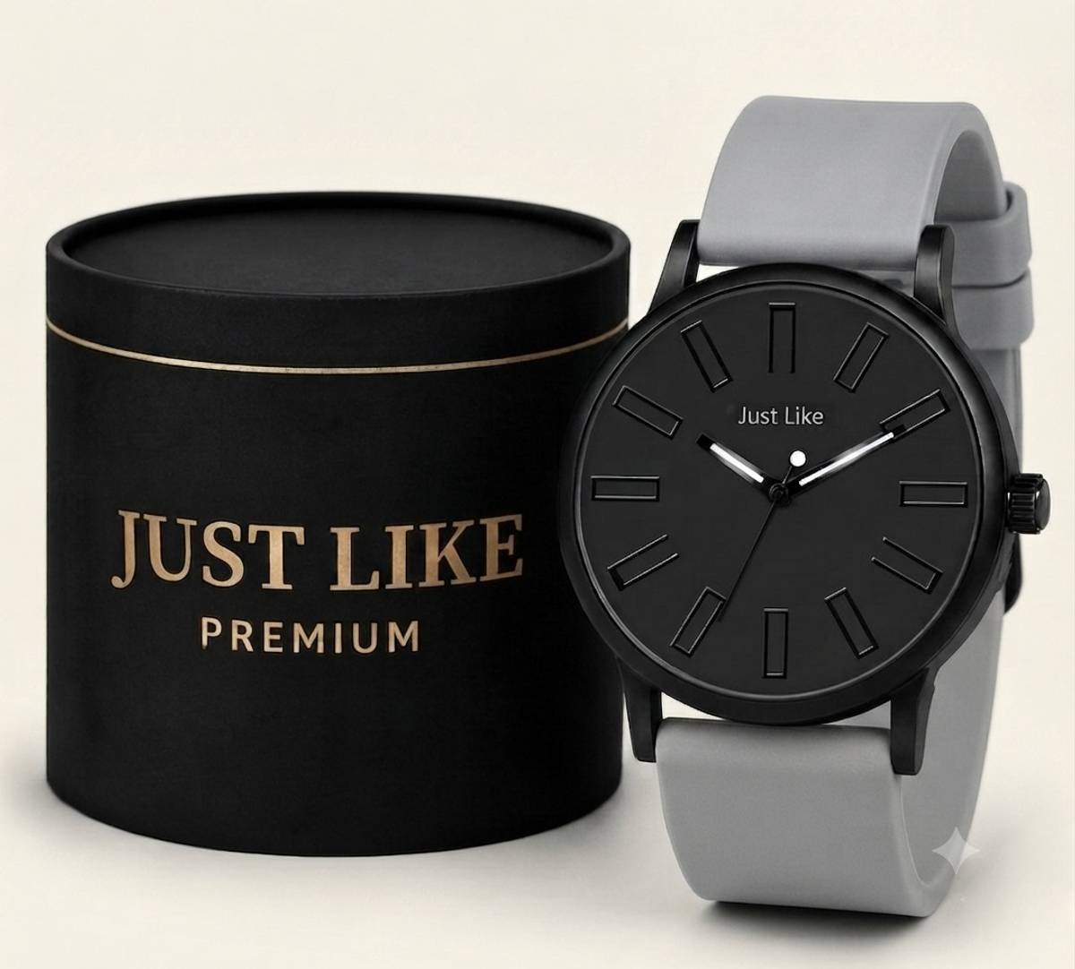 just like Stylish Dial Slim Case Rubbers Strap Wrist Analog Men Watch Analog Watch - For Men