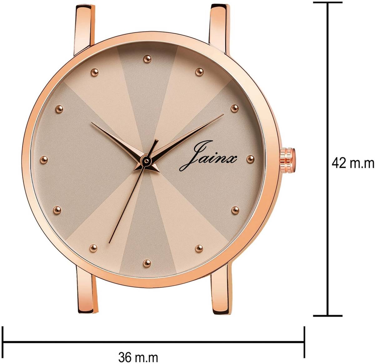 JAINX Rose Gold Mesh Magnet Chain Analog Watch  - For Women — photo 3