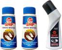 SNP Canvas White Polish Black Shoe Polish Canvas, Leather