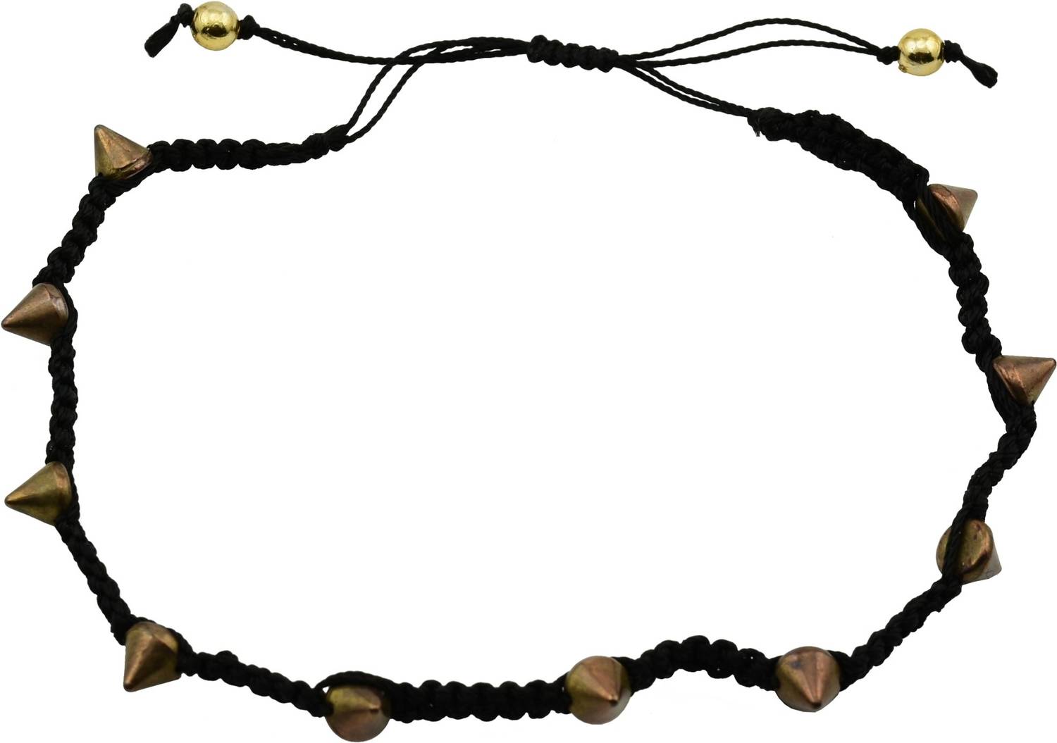 HIGH TRENDZ Exclusive Black Thread With Multi Coloured Beads Payal Alloy Anklet