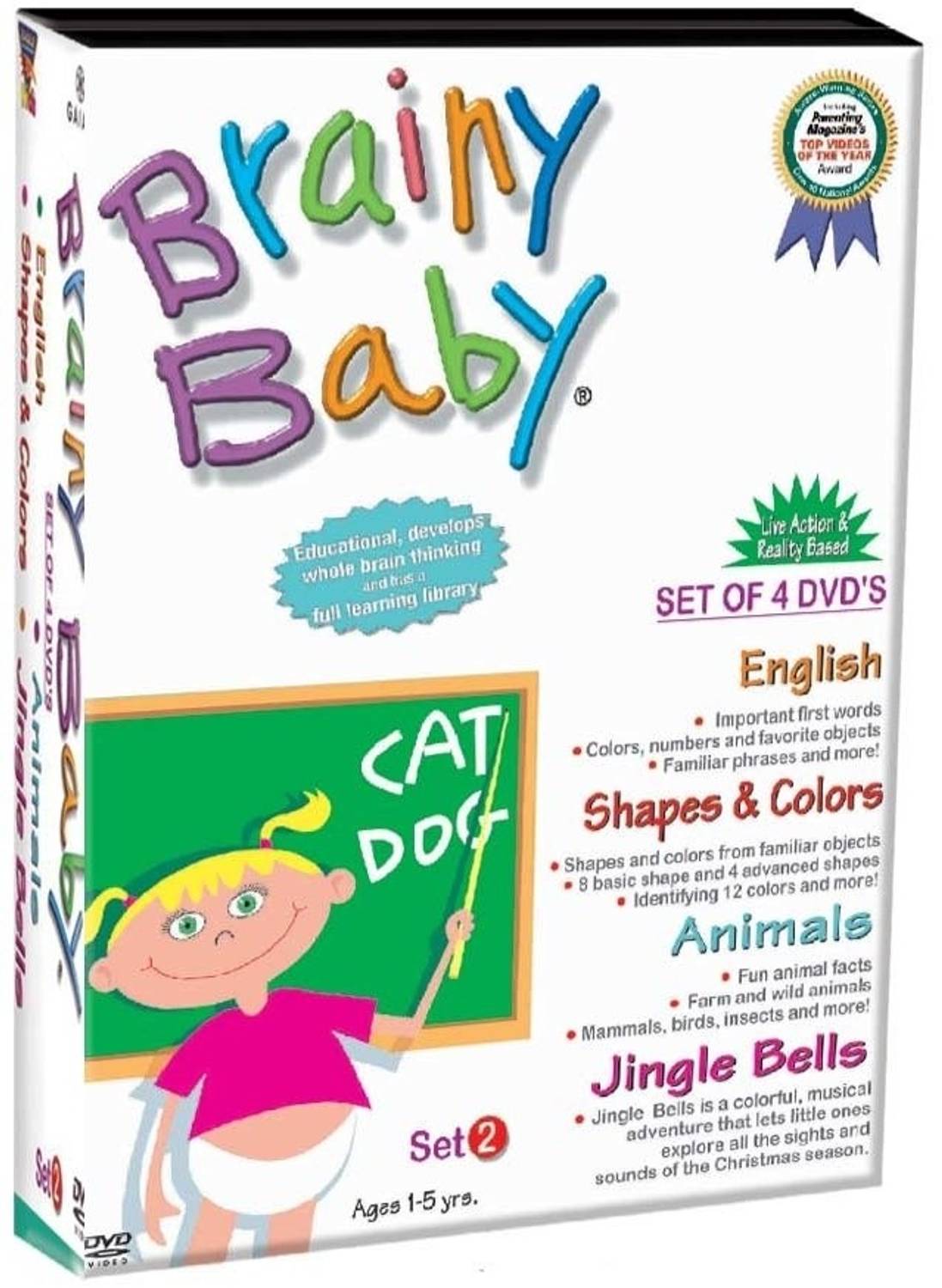 【希少】brainchild’s a film 4×4 DVD brainy-baby-set-of-4-dvd-s-vol