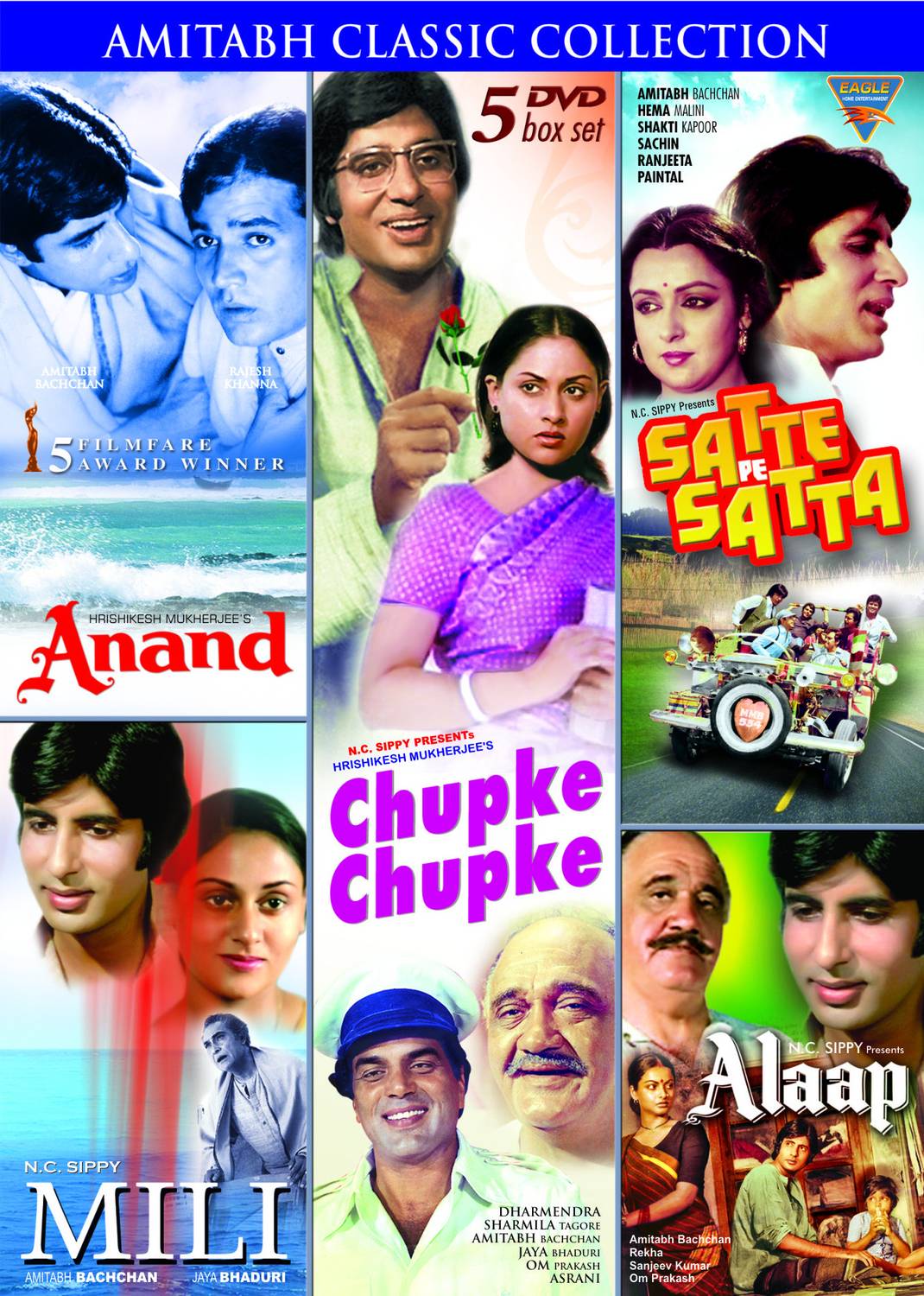 Amitabh Classic Collection (Set Of 5 DVD's)