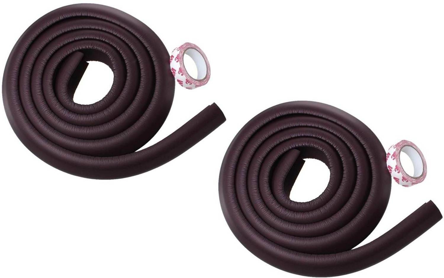 0-DEGREE Premium Baby Safety Furniture Edge Cushion Corner cover Guard 2 meter tape strip as Infant child toddler Protector (2 piece)