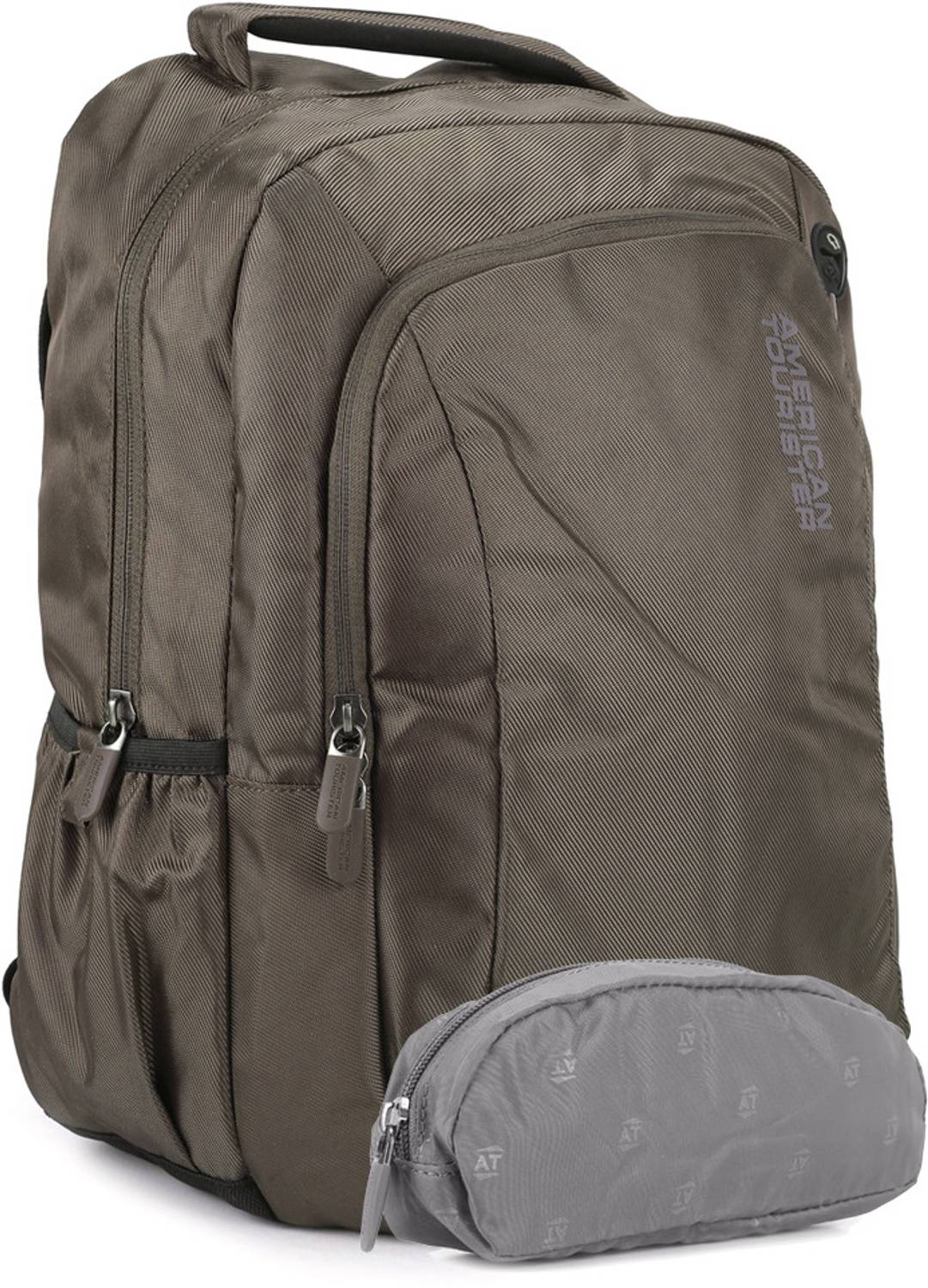 american tourister laptop backpack insta 50 AMERICAN TOURISTER INSTA 01 MILITARY GREY 2017 28 L Laptop Backpack BLACK -  Price in India