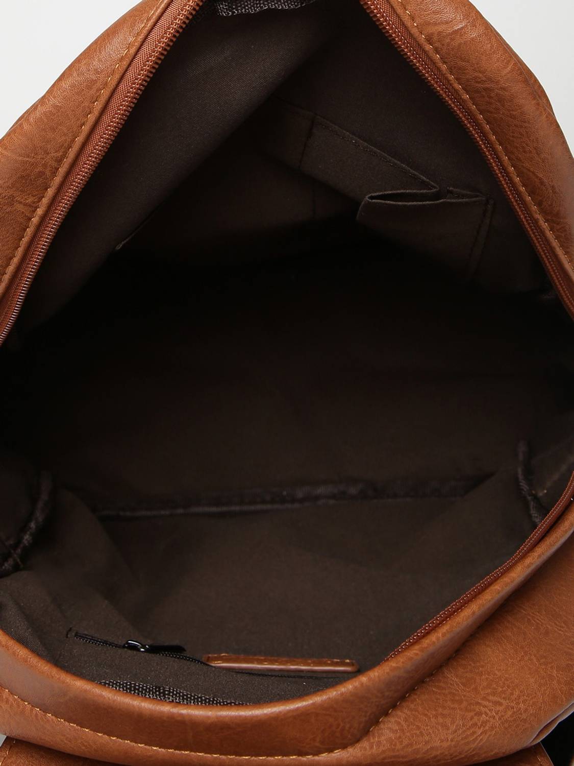 Mast & Harbour Premium 2.2L Brown Backpack - Image 5