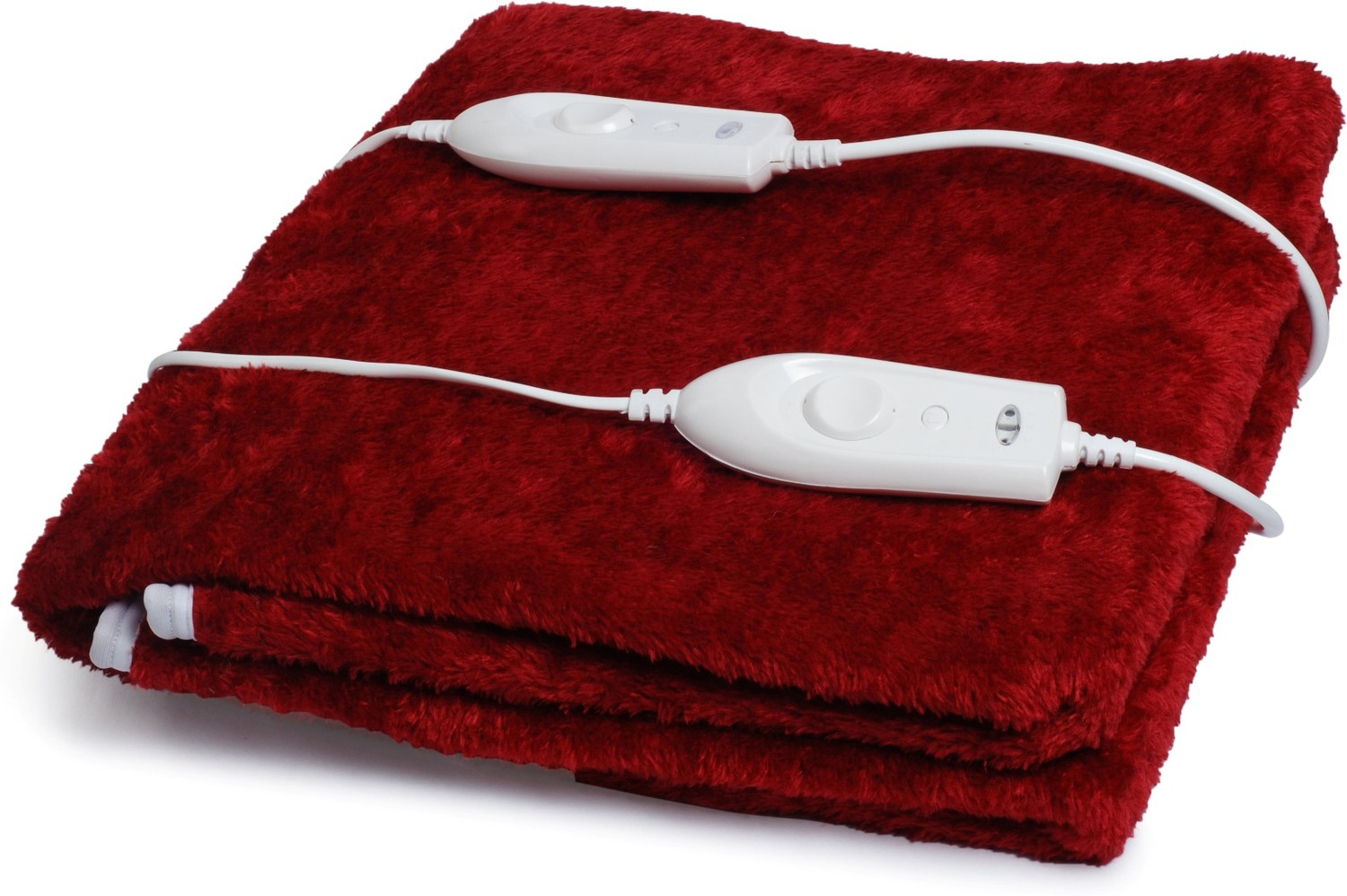 Image of Expressions Solid Double Electric Blanket for Heavy Winter