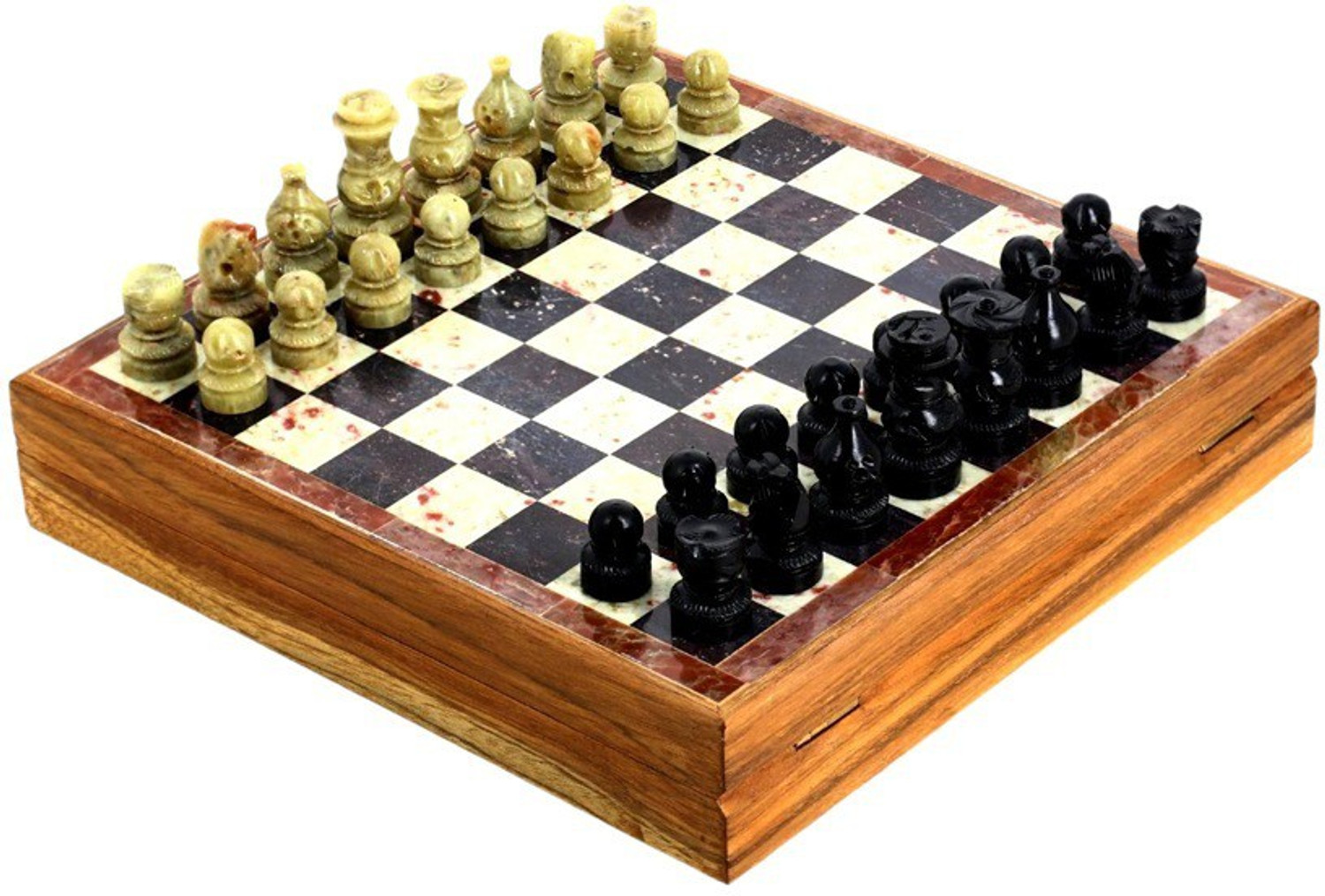 Image of Pooja Creation Of Pure Makrana Marble Gamee To Play Play Strategy & War Board Game