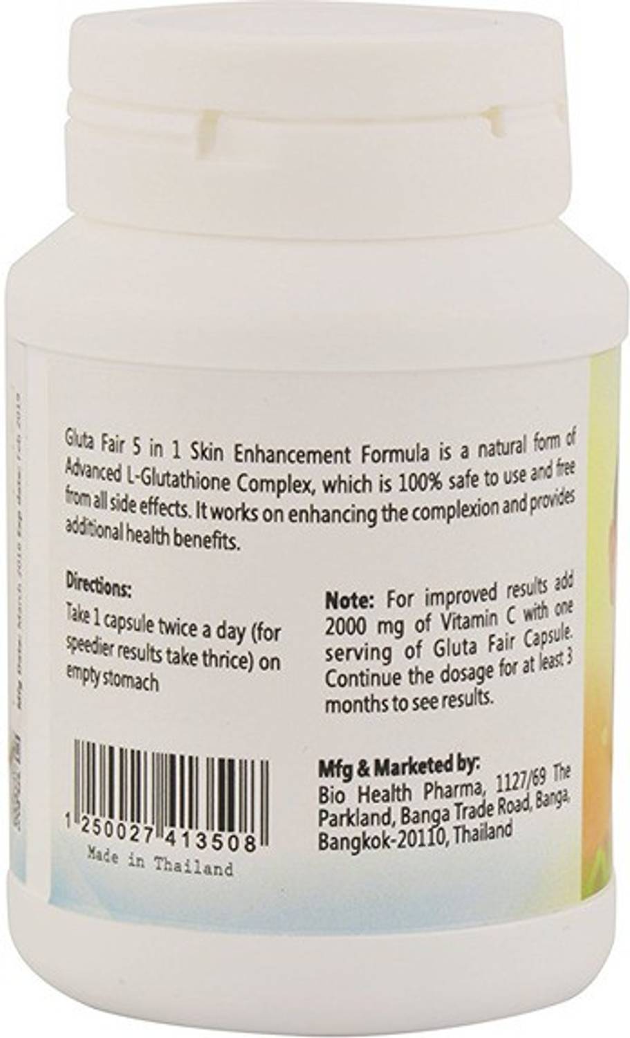 Gluta fair 5 in 1 - Skin Whitening Capsules - Glutathione 1500 Mg - 2 Bottles Price in India - Buy Gluta fair 5 in 1 - Skin Whitening Capsules - Glutathione 1500 Mg