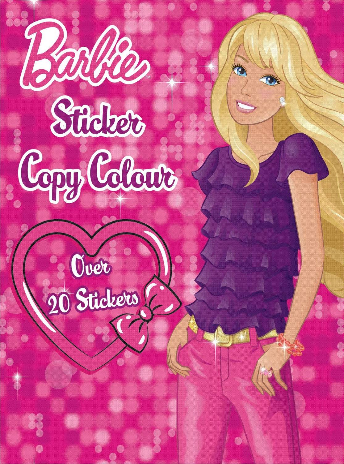 Barbie Sticker Copy Colour