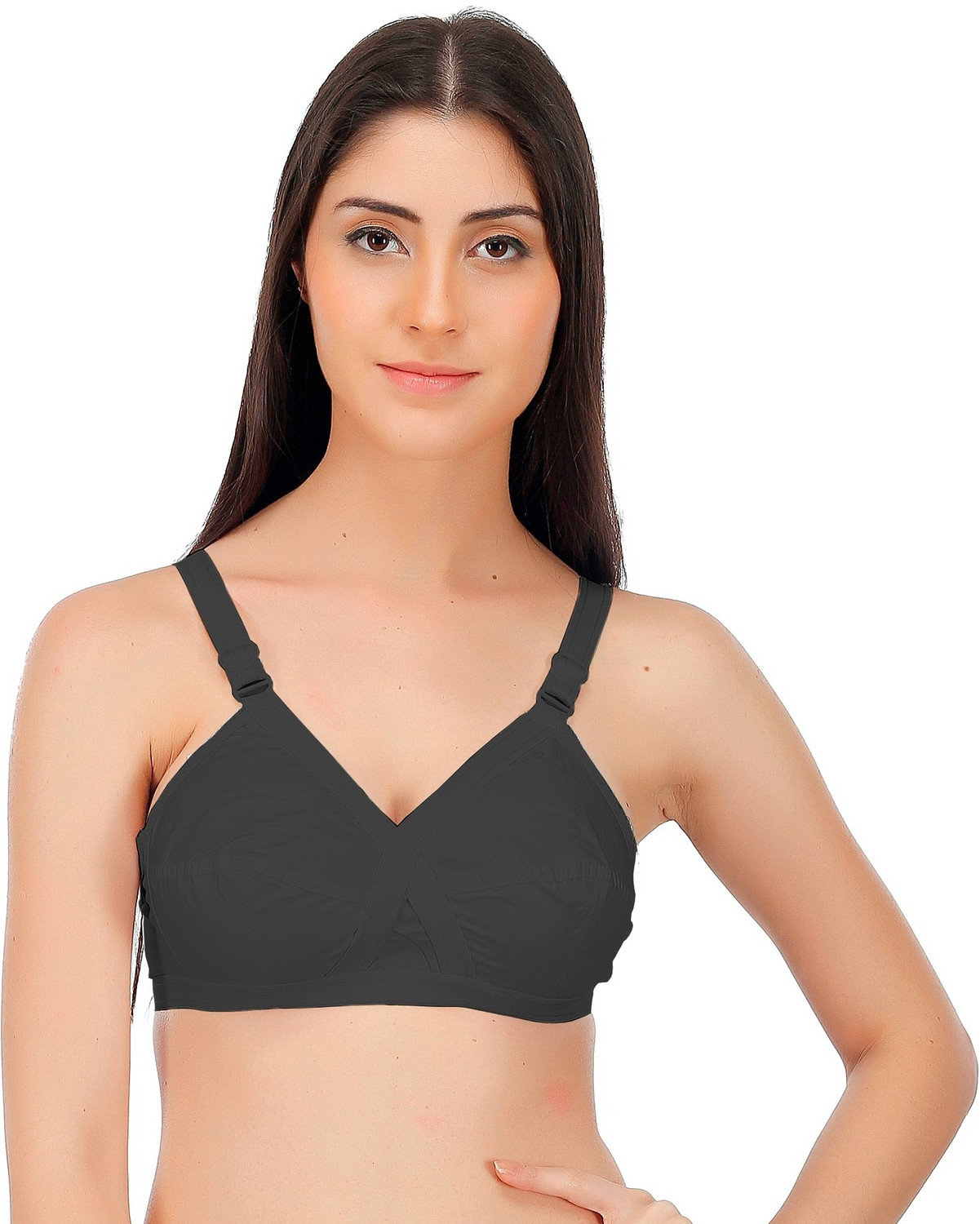 Image of Fabme C-Cup Women Full Coverage Non Padded Bra