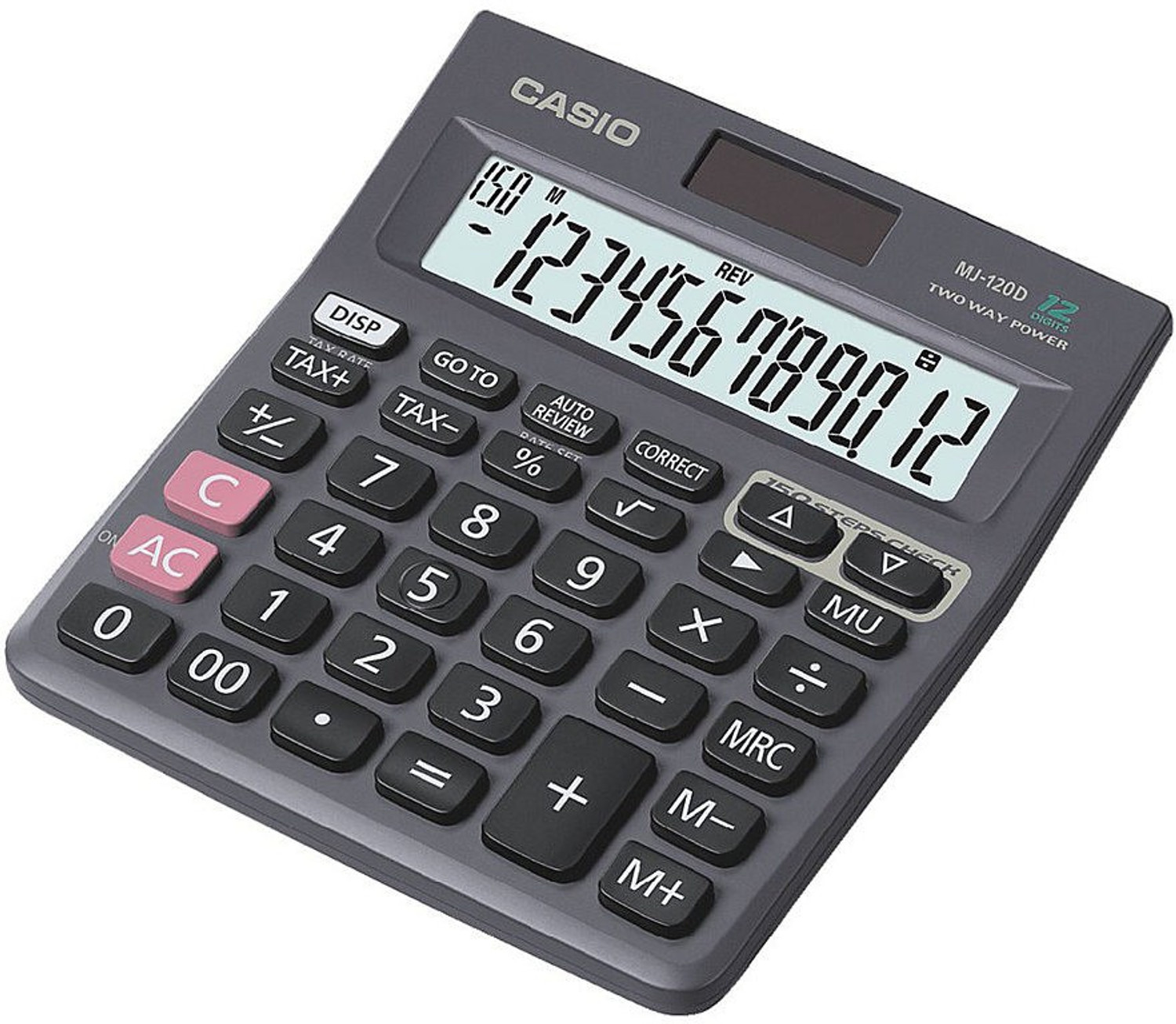 Image of CASIO MJ-120D Desktop Basic Calculator