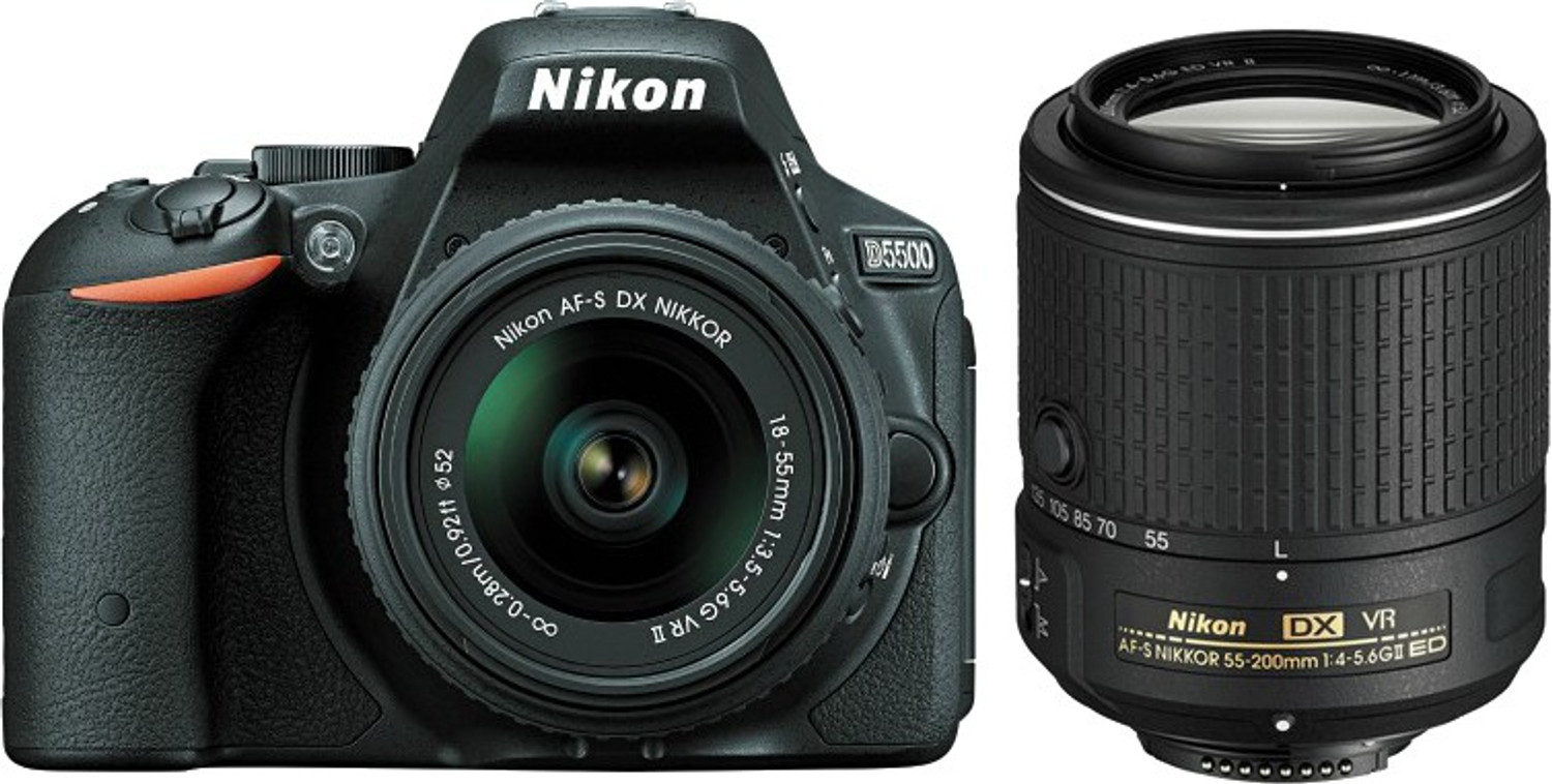 D5500 Nikon VR 18-55mm II | Digital Camera com : SLR with - DX 
