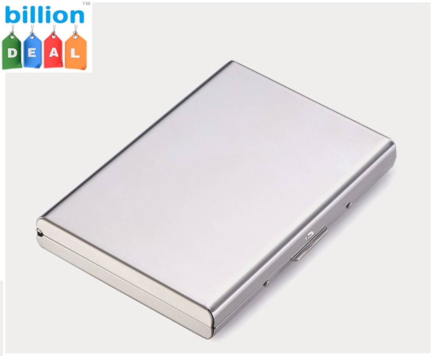 Billiondeal Steel Wallet Well Looking Men's Luxury ATM 6 Card Holder