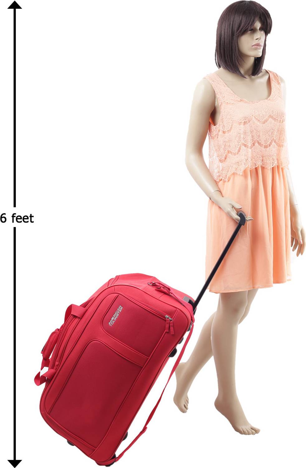 AMERICAN TOURISTER 26 inch/67 cm Vision Duffel With Wheels (Strolley) Red - Price in India | Flipkart.com AMERICAN TOURISTER 26 inch/67 cm Vision Duffel With Wheels (Strolley) Red - Price in India | Flipkart.com