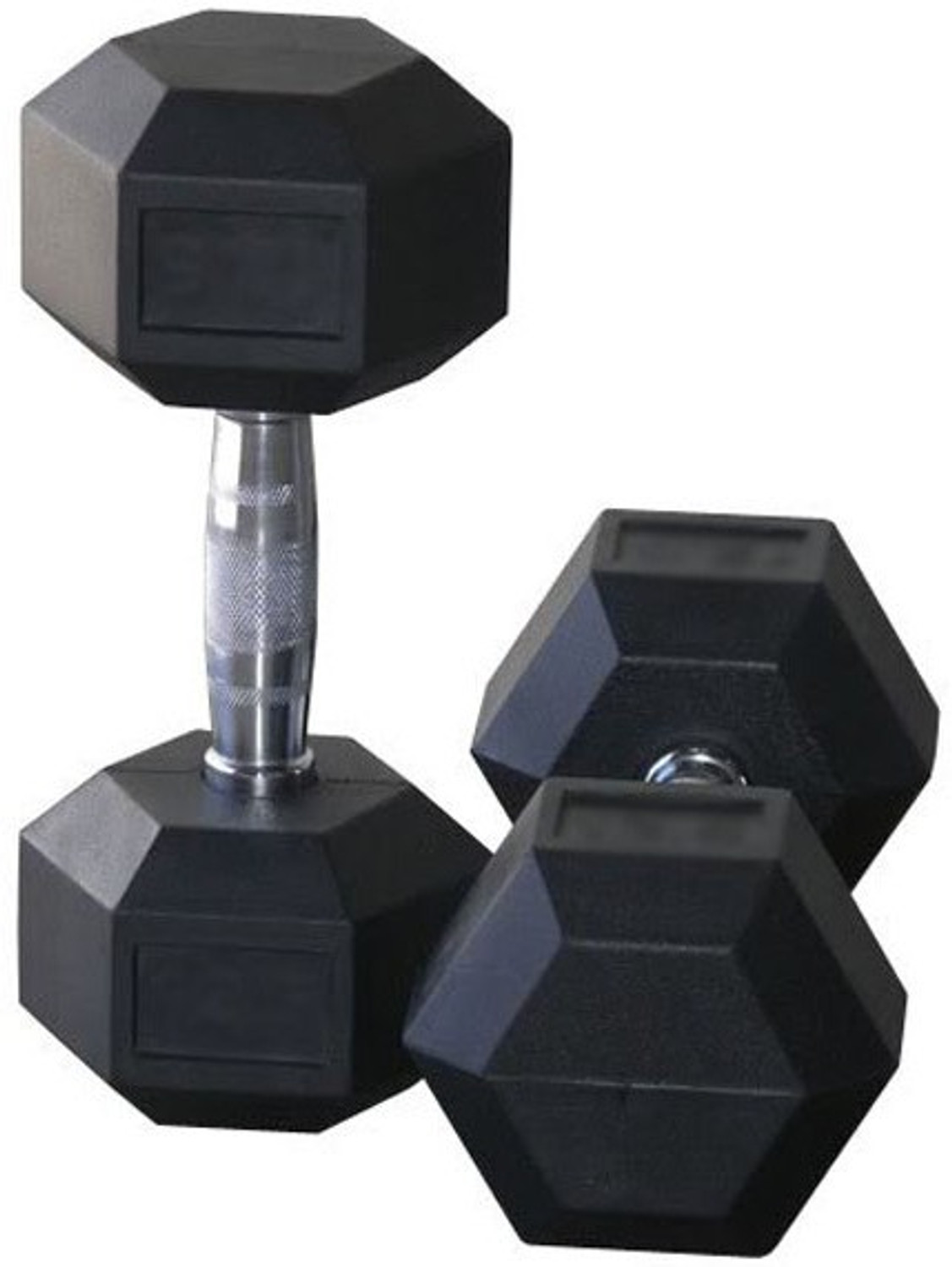 Image of Protoner Rubber Hexagonal 2.5 kg Pair Fixed Weight Dumbbell