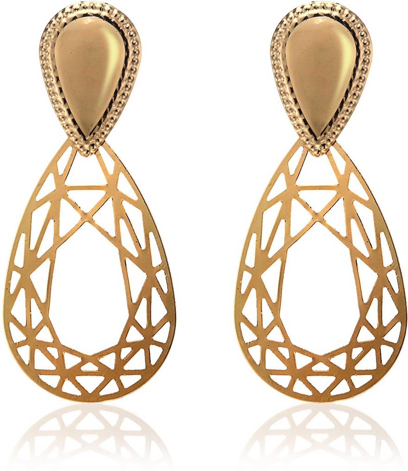 Arum Golden Alloy Drops & Danglers