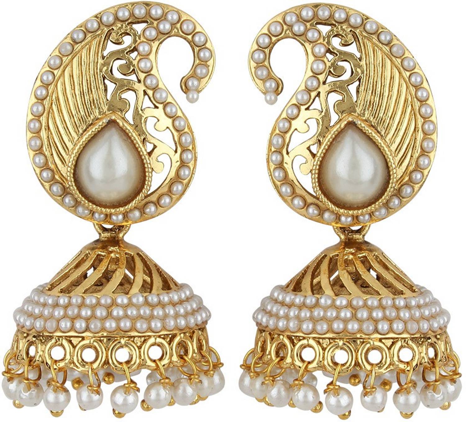 STYYLO FASHION Diva style Pearl Alloy Jhumki Earring