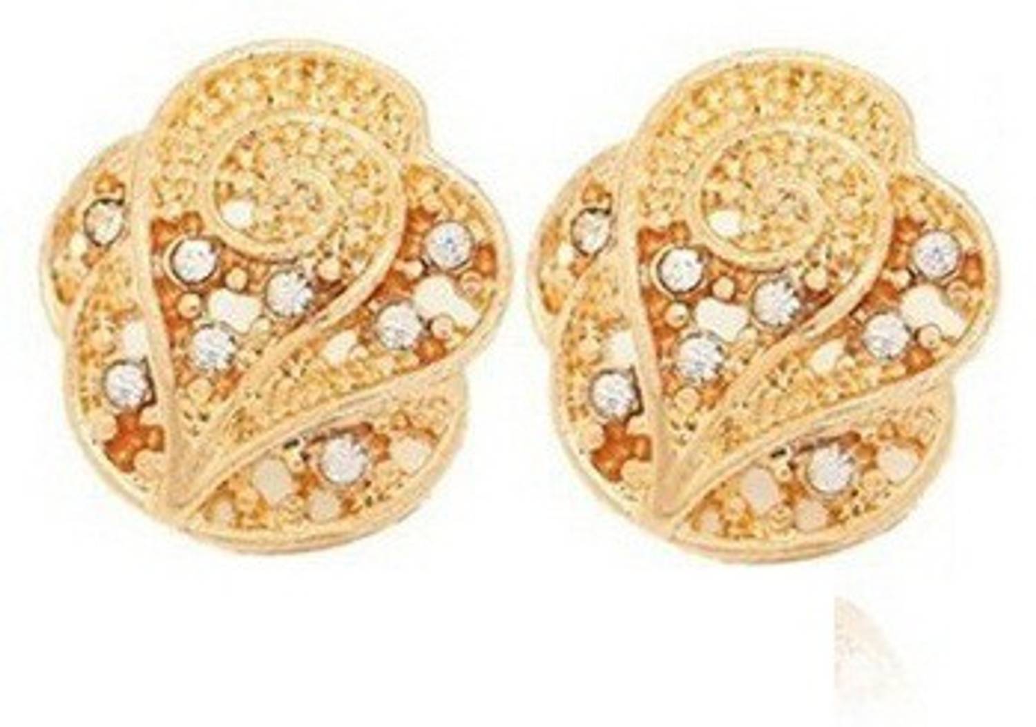 AMOUR Elegant Crystal Alloy Stud Earring