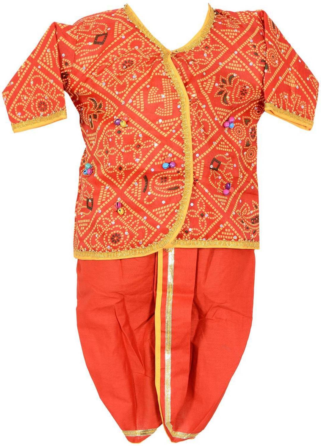 AHHAAAA Boys Angarkha and Dhoti Pant