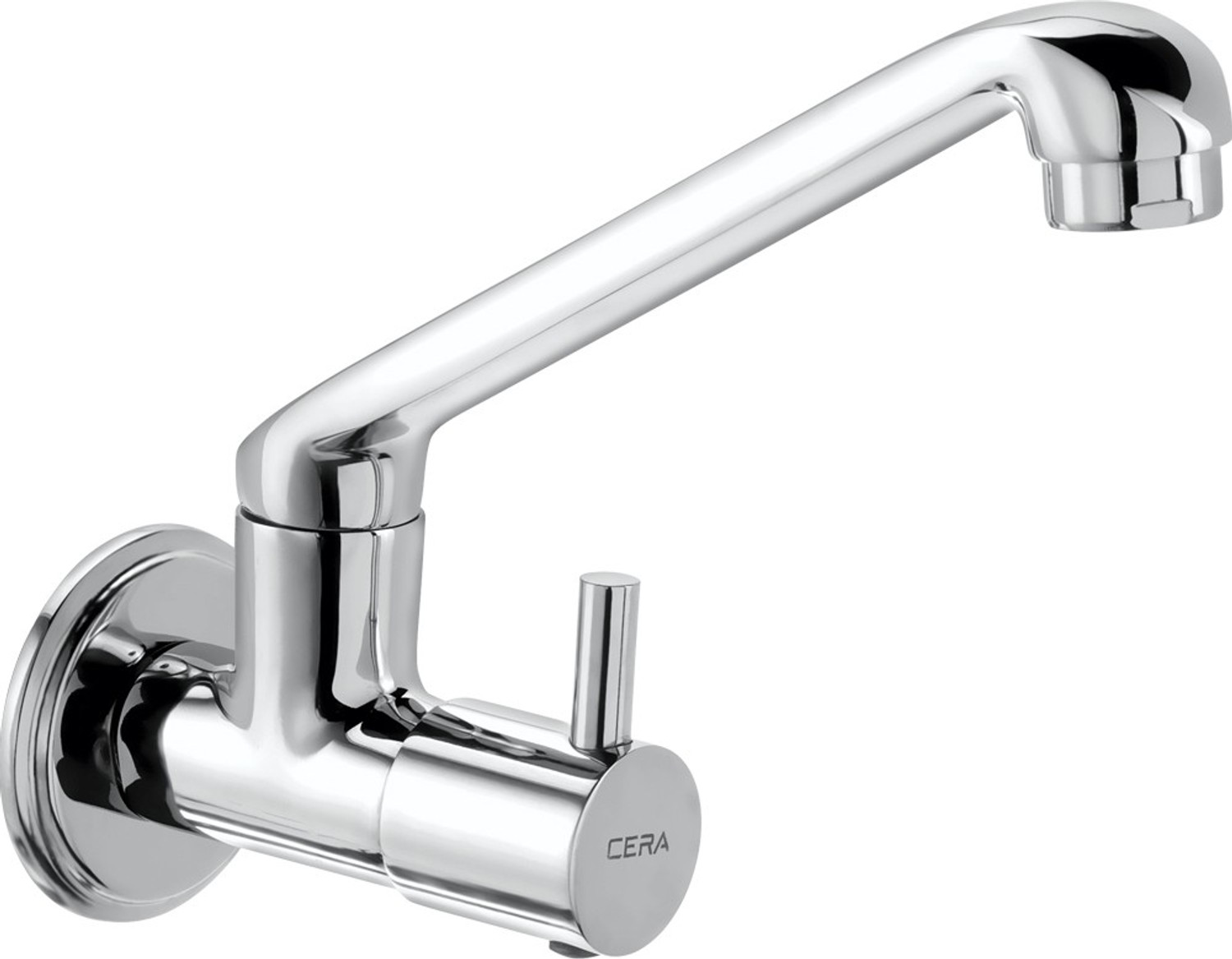 Image of CERA CL 217 Sink Cock (Wall Mounted) Spout Faucet (Wall Mount Installation Type)