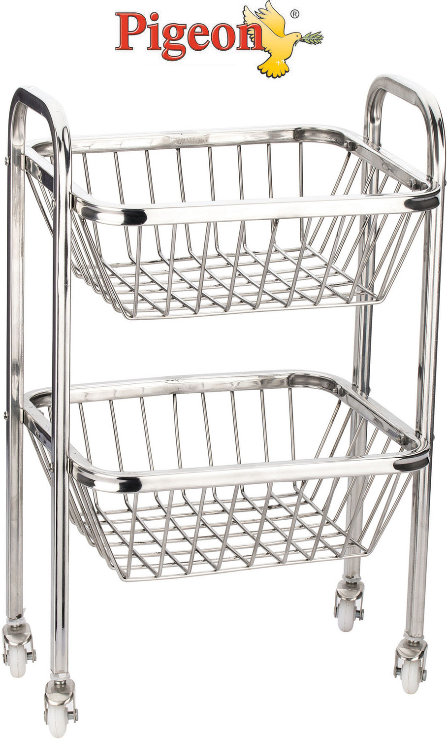 Image of Pigeon Trolley Stainless Steel Kitchen Trolley