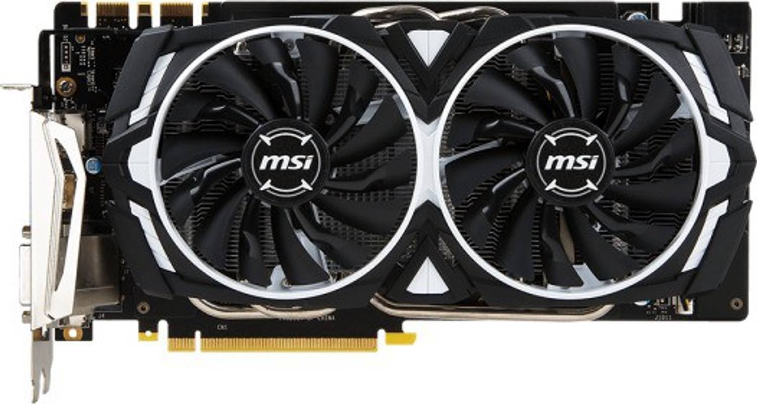 MSI GTX 1070 ARMOR 8G OC GDDR5 8 GB NVIDIA Chipset 256 bit 1746