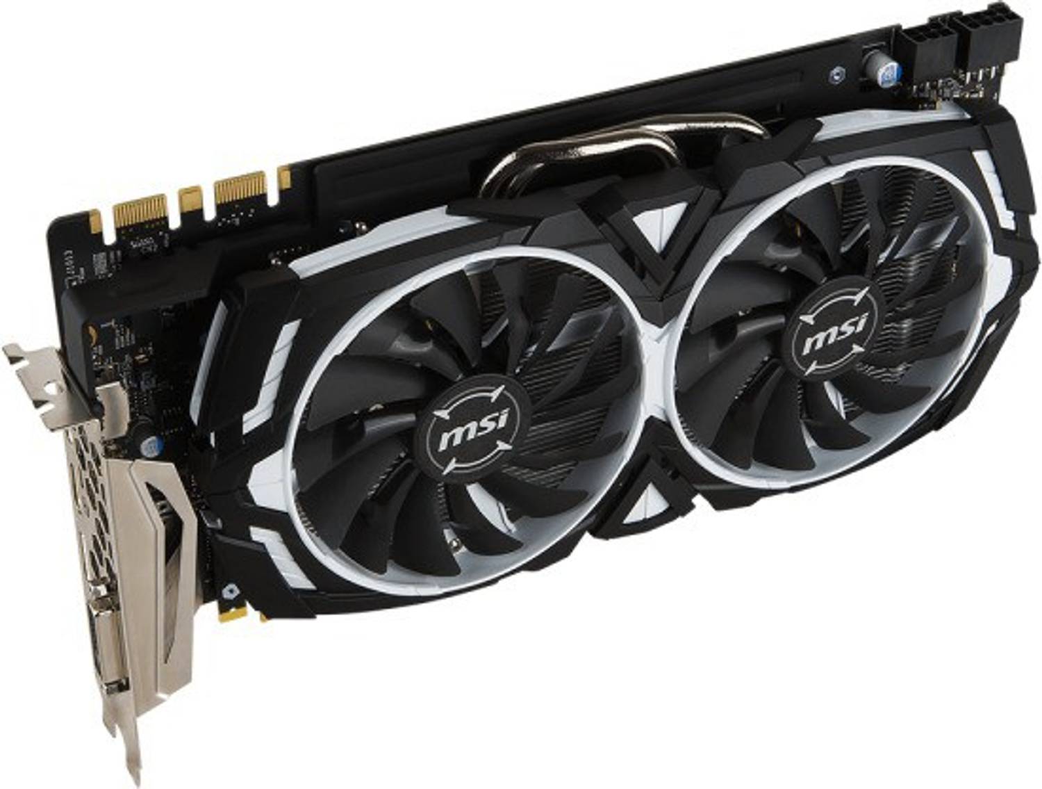 MSI GTX 1080 ARMOR 8G OC. GDDR5X 8 GB NVIDIA Chipset 256 bit 1657