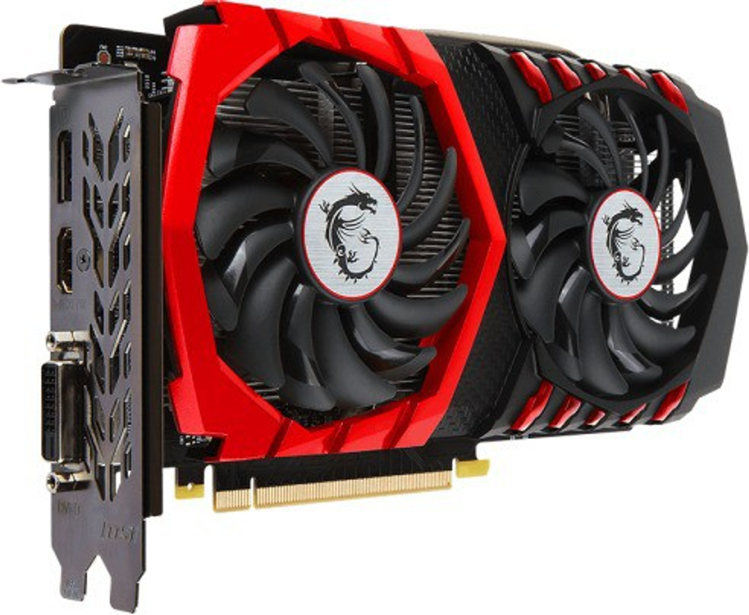 Image of MSI GTX 1050 Ti GAMING X 4G GDDR5 4 GB NVIDIA Chipset 128 bit 1468 MHz Graphics Card