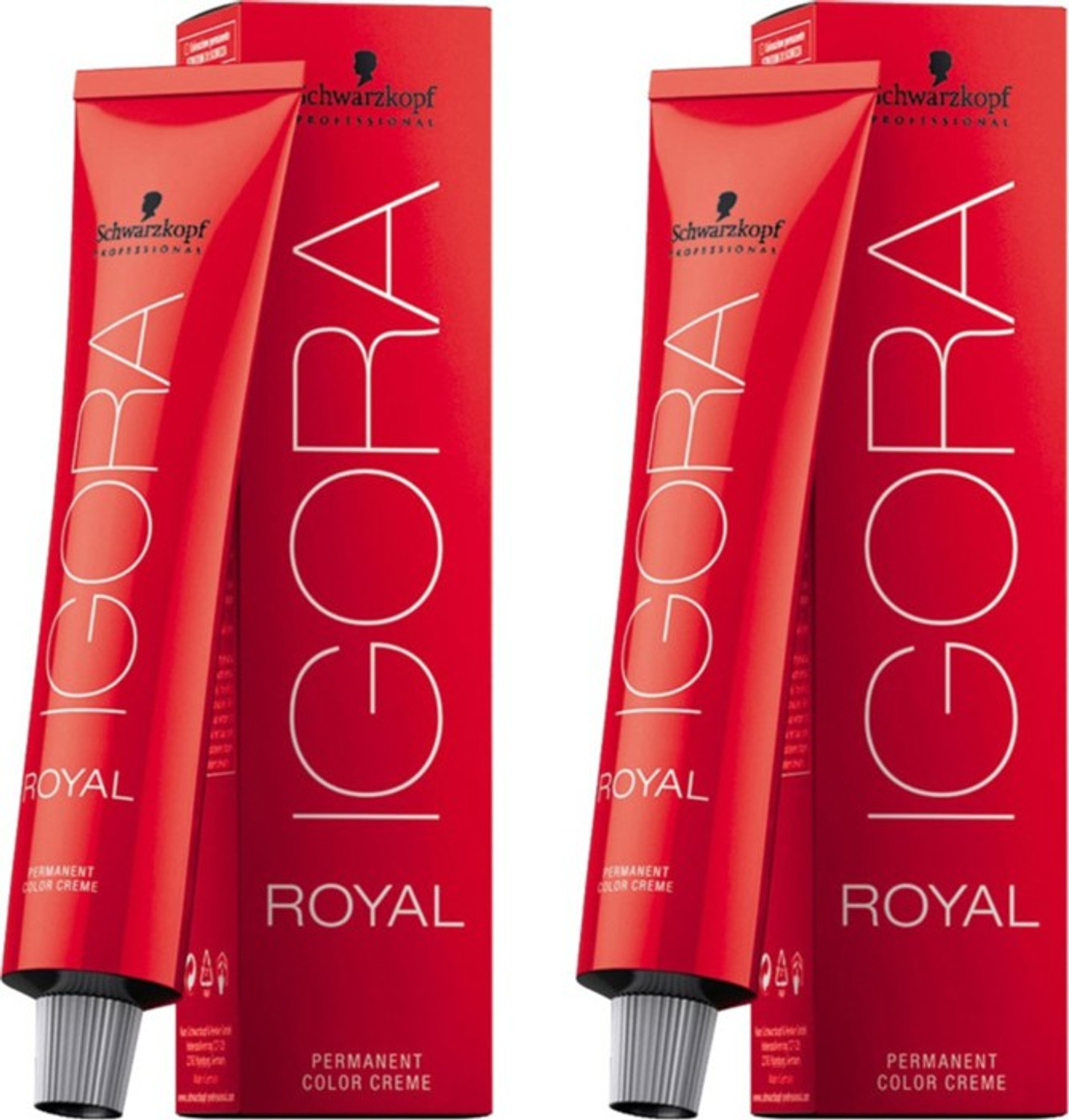 Image of Schwarzkopf Igora Royal Cream Pack of 2 , Light Blonde 8-0
