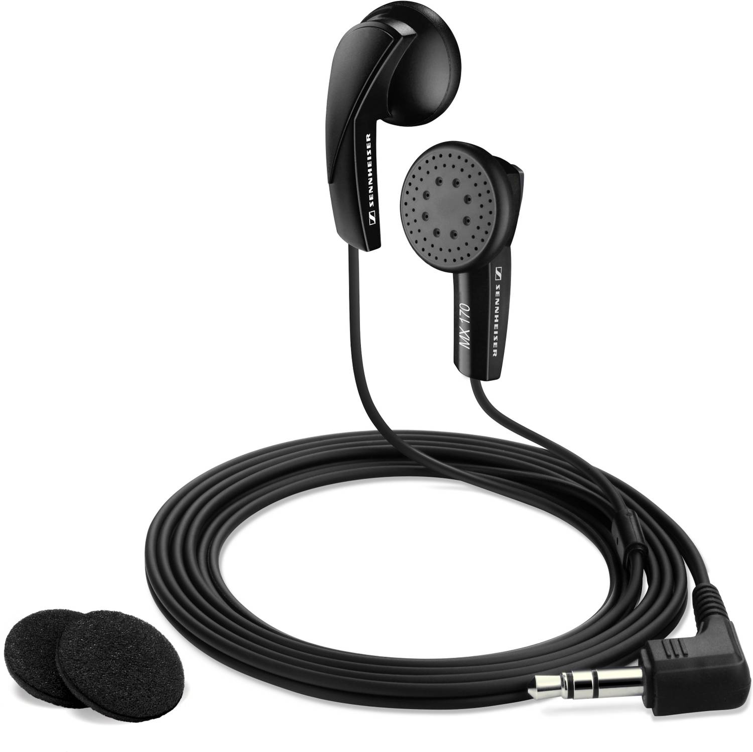 Sennheiser MX 170 Wired without Mic Headset (Black, In the Ear)
