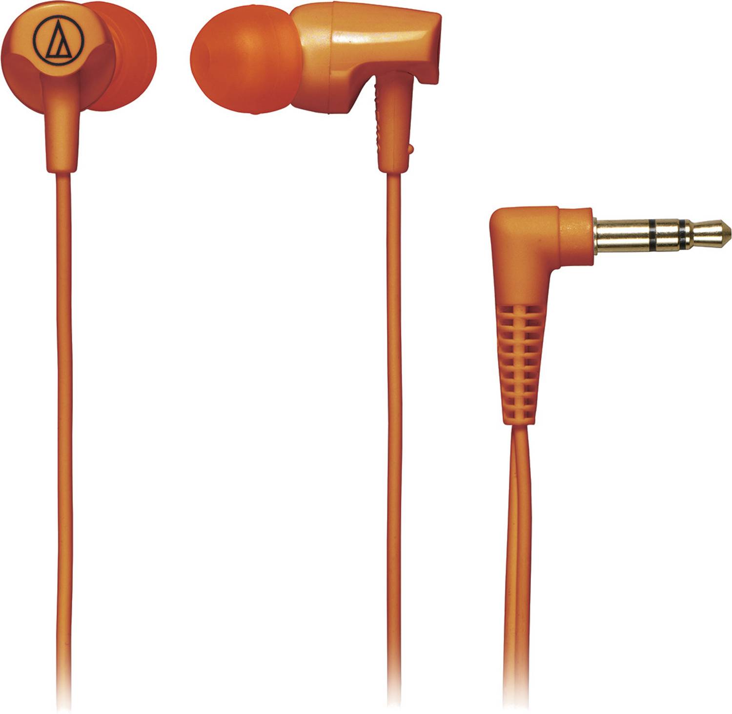 Audio Technica ATH-CLR100 Wired without Mic Headset (Orange, In t